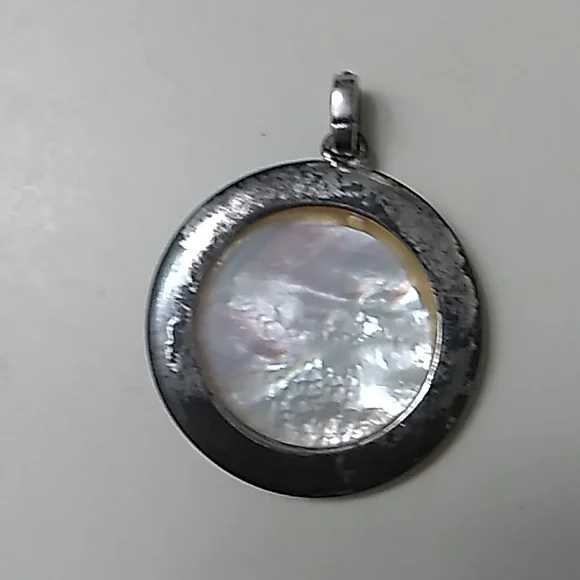 Vintage Silver Opal Pendant - Picture 5 of 5